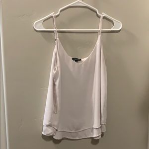 White flowy tank top